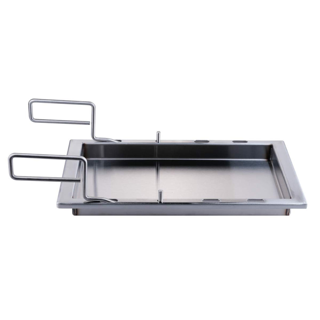 Grillpfanne Edelstahl Plancha 28,7x44,2cm für Weber Spirit 300