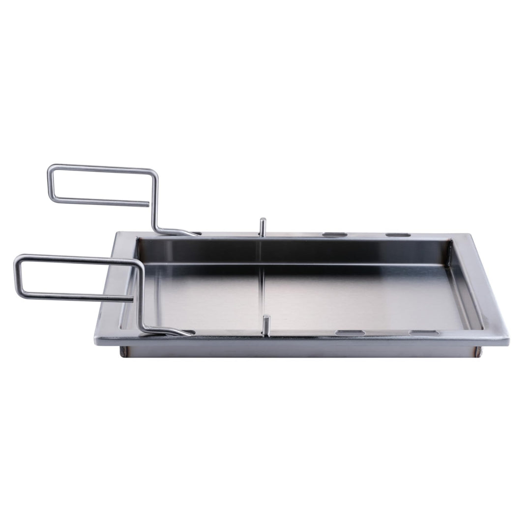 Grillpfanne Edelstahl Plancha 28,7x44,2cm für Weber Spirit 300 - Bild 3