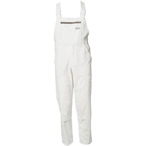Cargo-Latzhose Baumwolle 290 g/m² 9 Taschen Grösse 64 Weiss