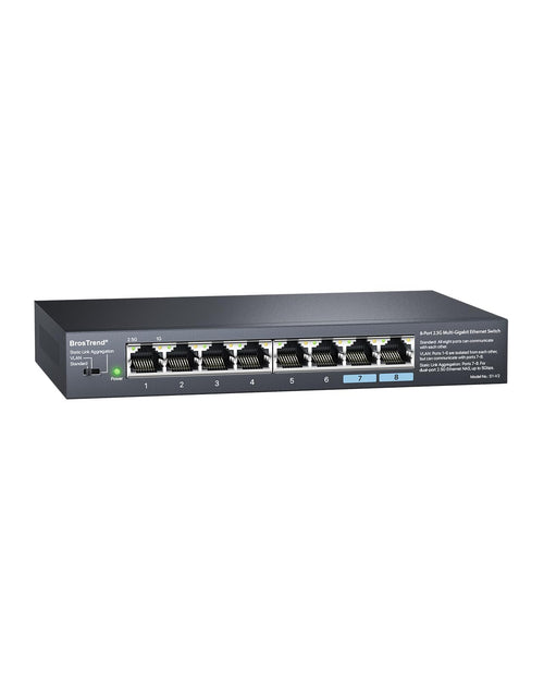 Netzwerk Switch 8-Port 2,5 Gbit/s mit VLAN & Link Aggregation