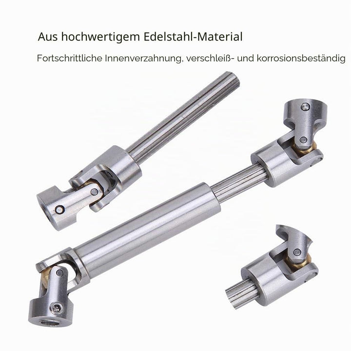 RC Antriebswelle Edelstahl 90–125 mm für 1/10 Crawler, 2 Stück - Bild 3
