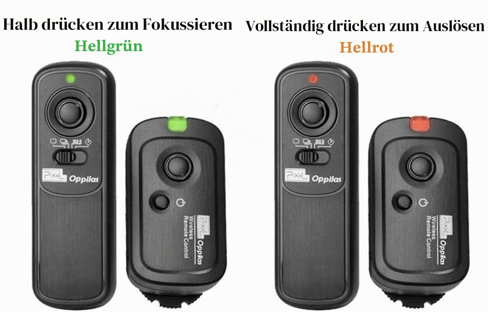 Funk-Fernauslöser Canon N3 2,4GHz 16 Kanäle 100m Reichweite - Bild 7