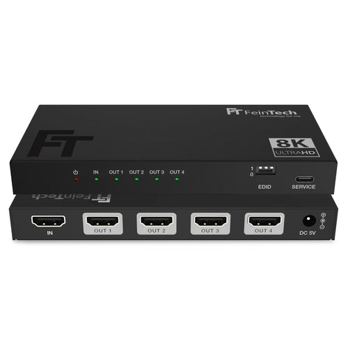 HDMI 2.1 Splitter 1-in-4-Out 4K 120Hz 8K VRR mit Downscaler