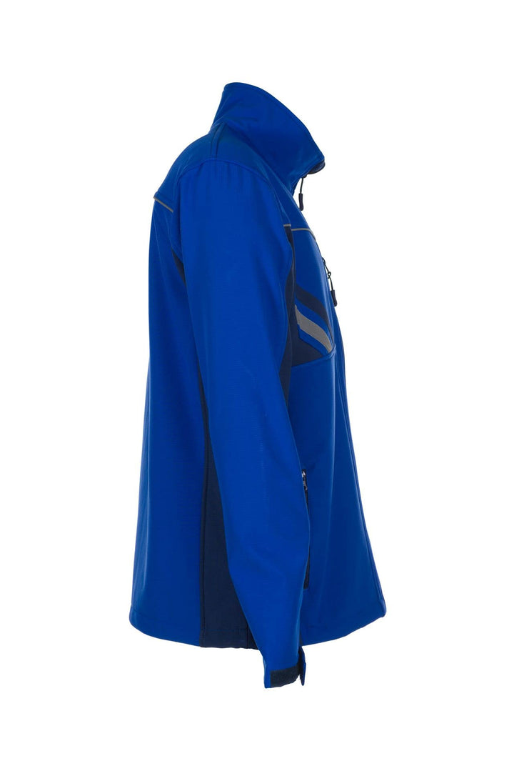 Softshell Arbeitsjacke Fleece-Futter Kornblau/Navy/Zink Grösse S - Bild 2