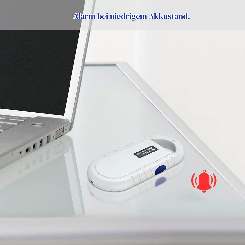 Tier-Mikrochip-Scanner RFID ISO 11784/11785 FDX-B tragbar - Bild 2