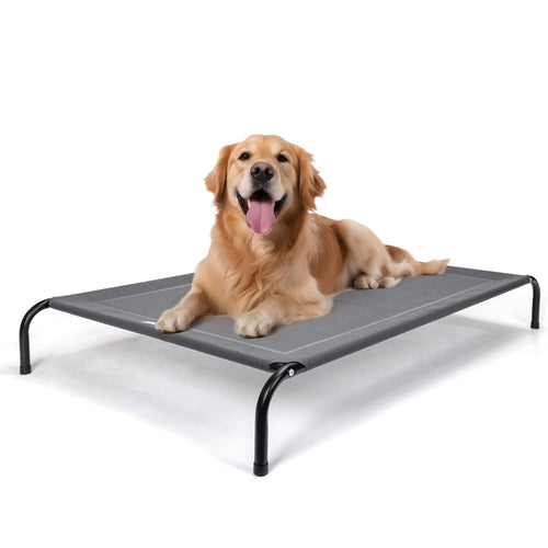 Erhöhtes Hundebett Outdoor XL 137x90cm Stahl Netz kühlend