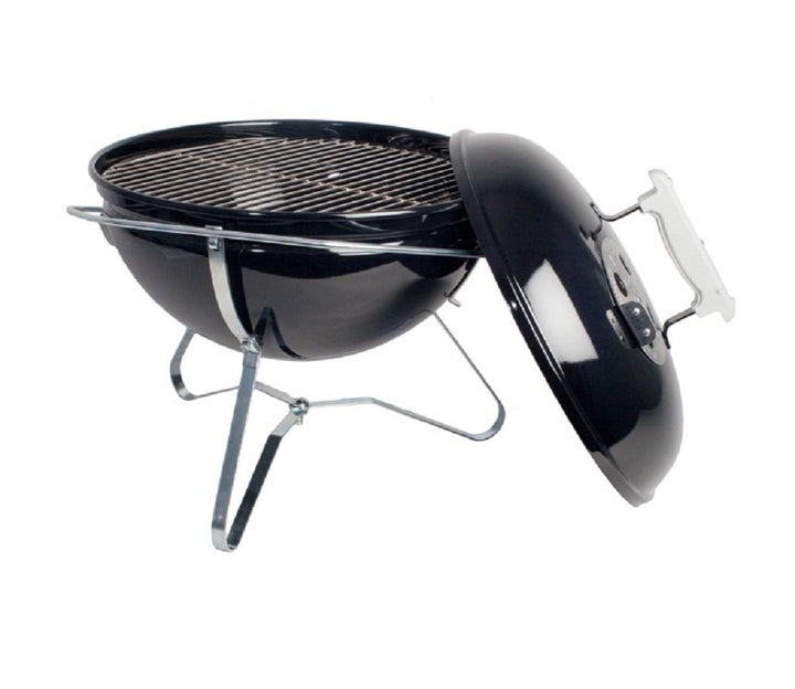 Holzkohlegrill tragbar Ø 37 cm dreifl. vernickelter Rost für Camping - Bild 3