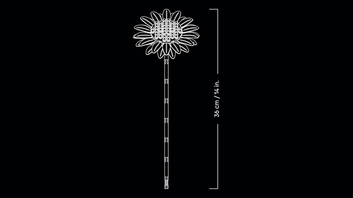 Klemmbausteine Sonnenblumenstrauss 686 Teile mit Eukalyptus Deko - Bild 8