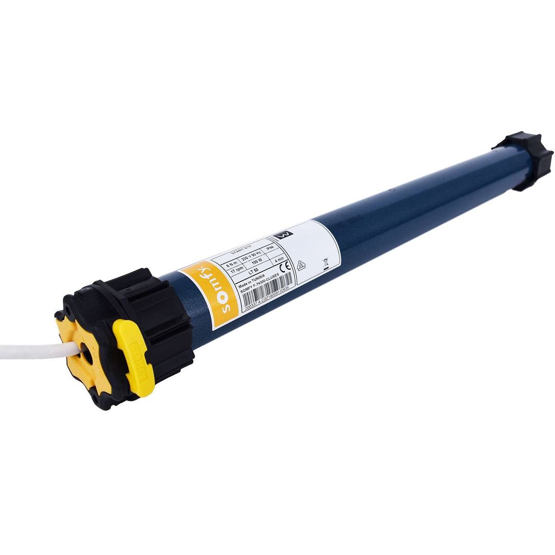 Rollladenmotor Rohrmotor 10 Nm / 17 rpm fuer 60mm Achtkantwelle mit Anschraublager - Bild 2