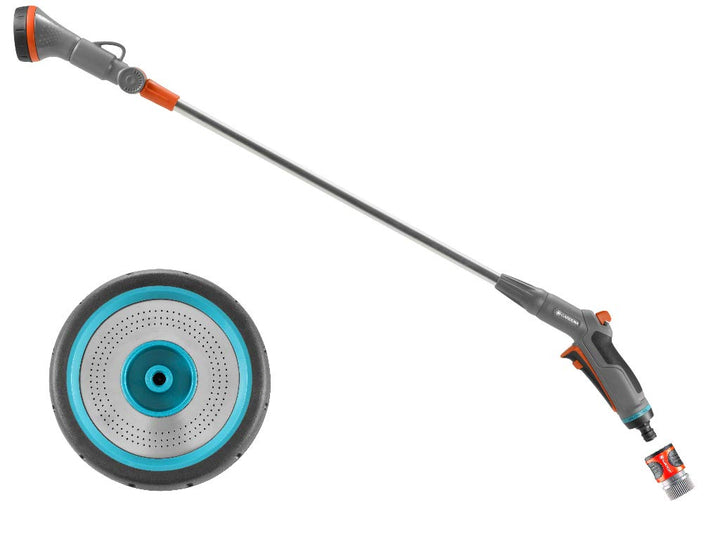 Giessstab frostsicher 2-in-1 mit Spruehduese fuer Garten