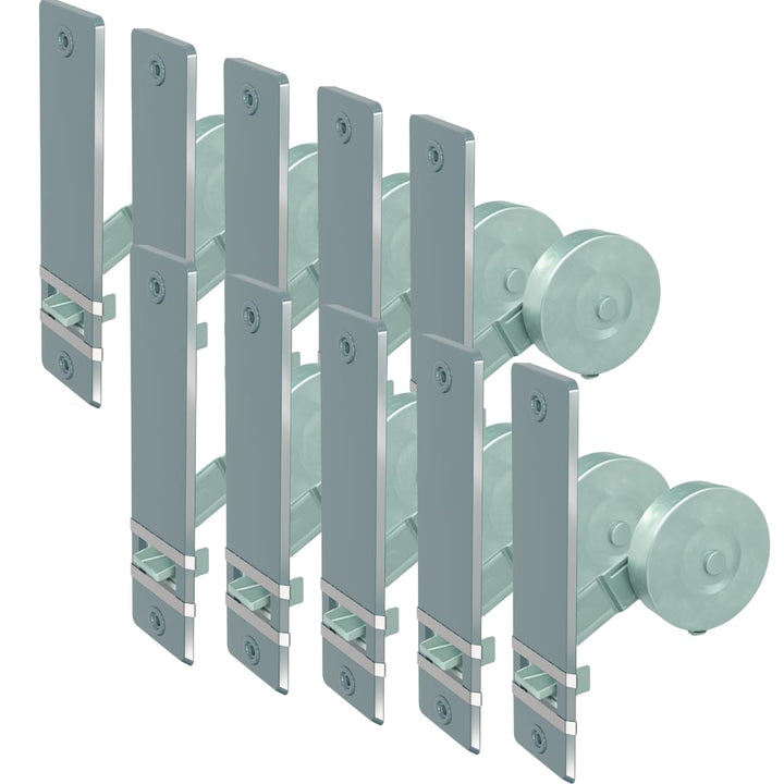Rolladen Gurtwickler Unterputz Grau 10er-Set Maxigurt 23mm