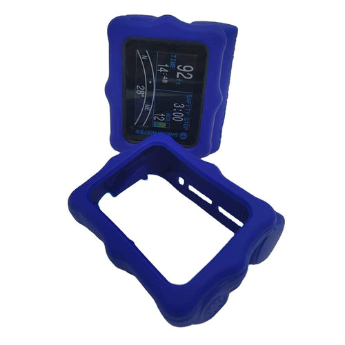 Tauchcomputer Schutzhülle Silikon für Shearwater Perdix / Perdix 2 Marineblau