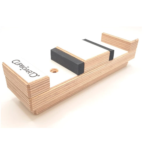 Ski-Wandhalterung Langlauf Skating 360° drehbar Holz horizontal vertikal