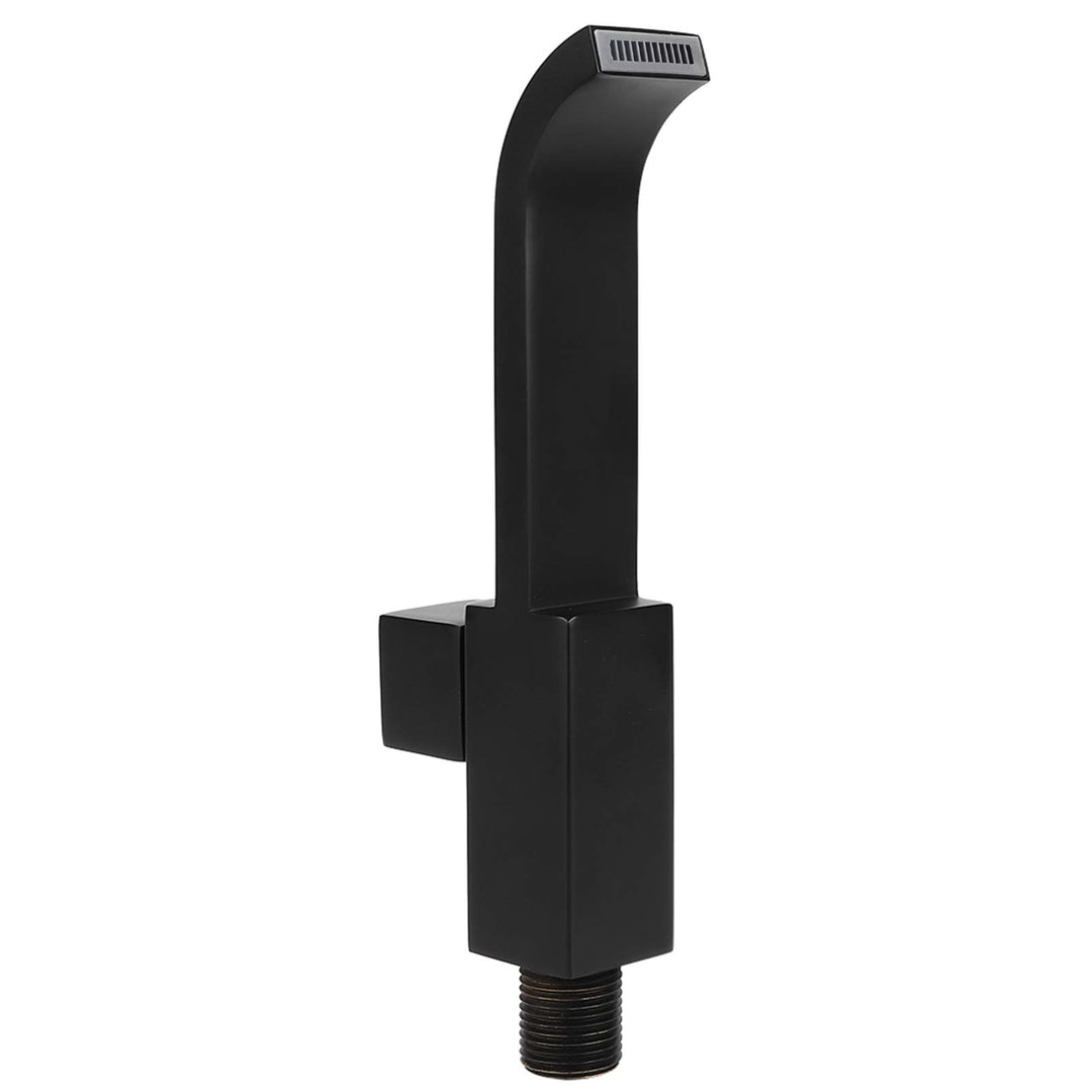 Wandarmatur Kaltwasser Messing Matt Schwarz G1/2 Waschbecken - Bild 7