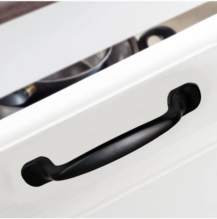 Möbelgriffe Aluminium Schwarz 128mm Lochabstand 20er-Set - Bild 5