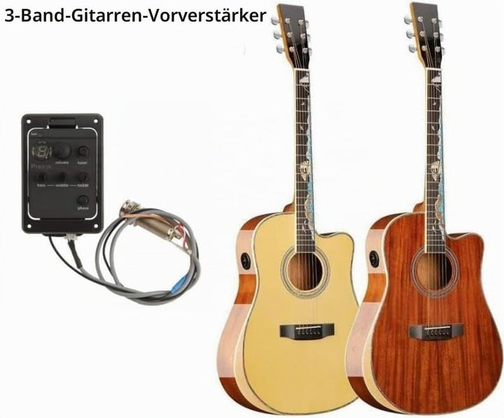 Gitarren-Preamp 3-Band-EQ mit Tuner und LED-Display - Bild 7