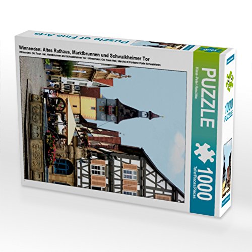 Foto-Puzzle Winnenden Altstadt 1000 Teile, 64x48 cm