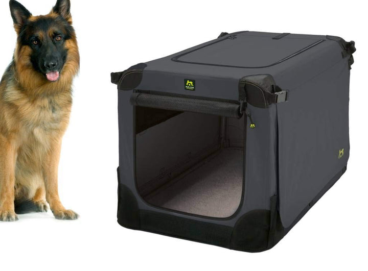 Faltbare Hundebox Nylon 600D anthrazit 72x51x51 cm für Auto - Bild 6