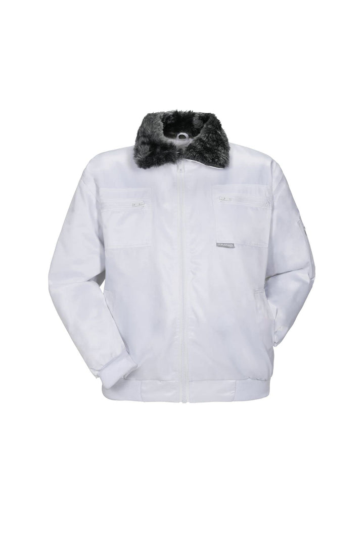 Kälteschutzjacke 3-in-1 Outdoor Webpelzfutter Weiss Gr. XXXL