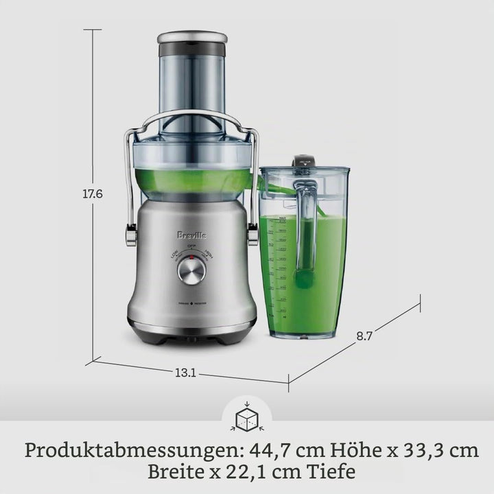 Entsafter Edelstahl mit Cold Spin Technologie, grosses Einwurfloch - Bild 7