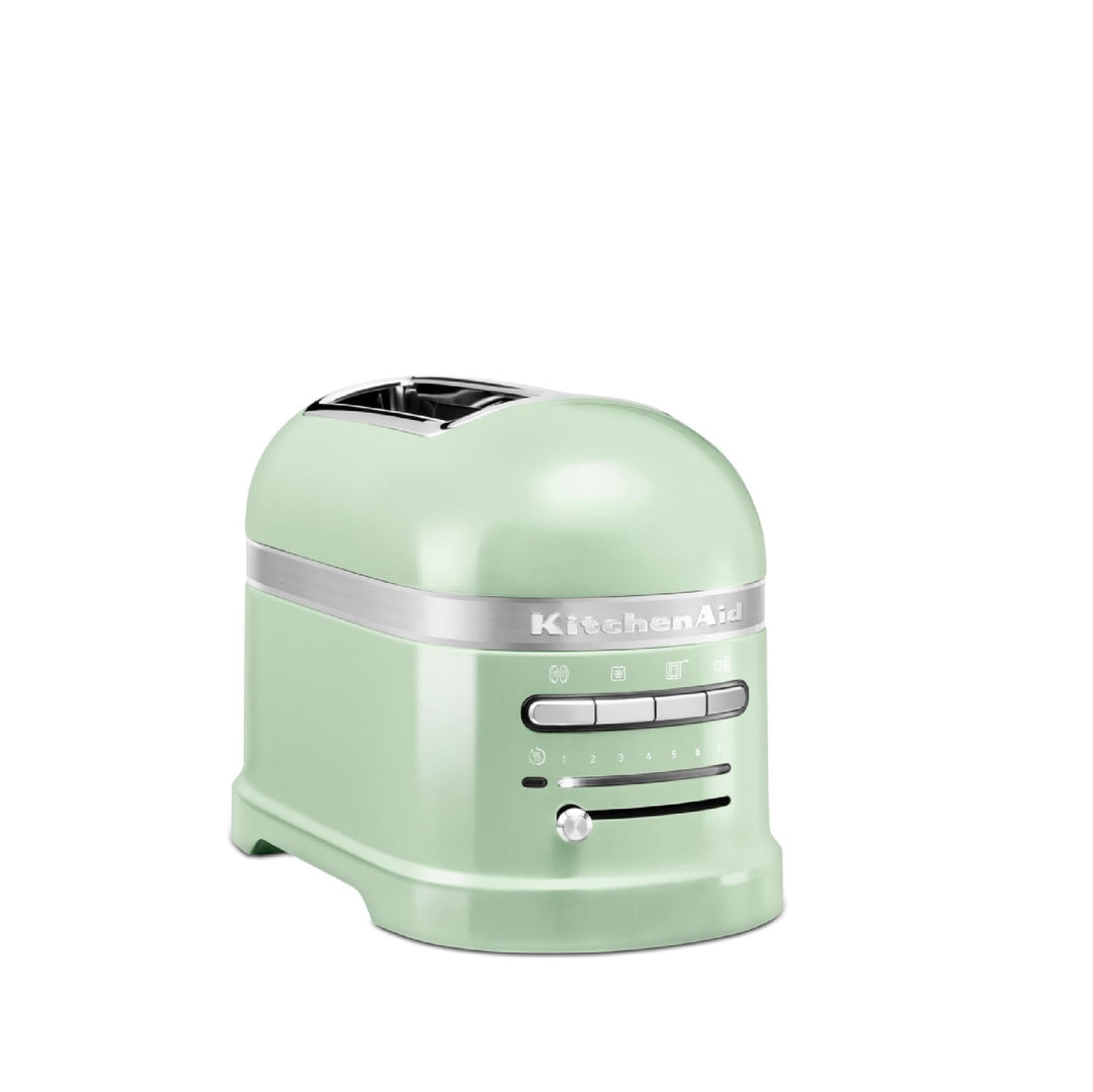 Toaster 2 Scheiben Metall 7 Bräunungsstufen Pistazie Bagel-Funktion
