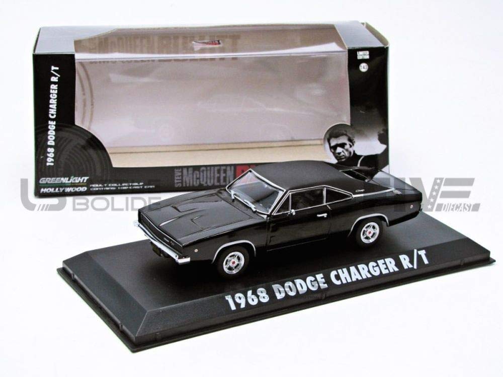 Modellauto Dodge Charger 1968 Bullitt Film 1:43 Schwarz Sammlermodell