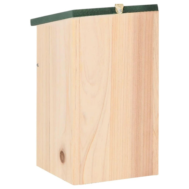 Vogelhaus Kiefernholz 12x12x22 cm mit Metallbügel 4er-Set - Bild 6