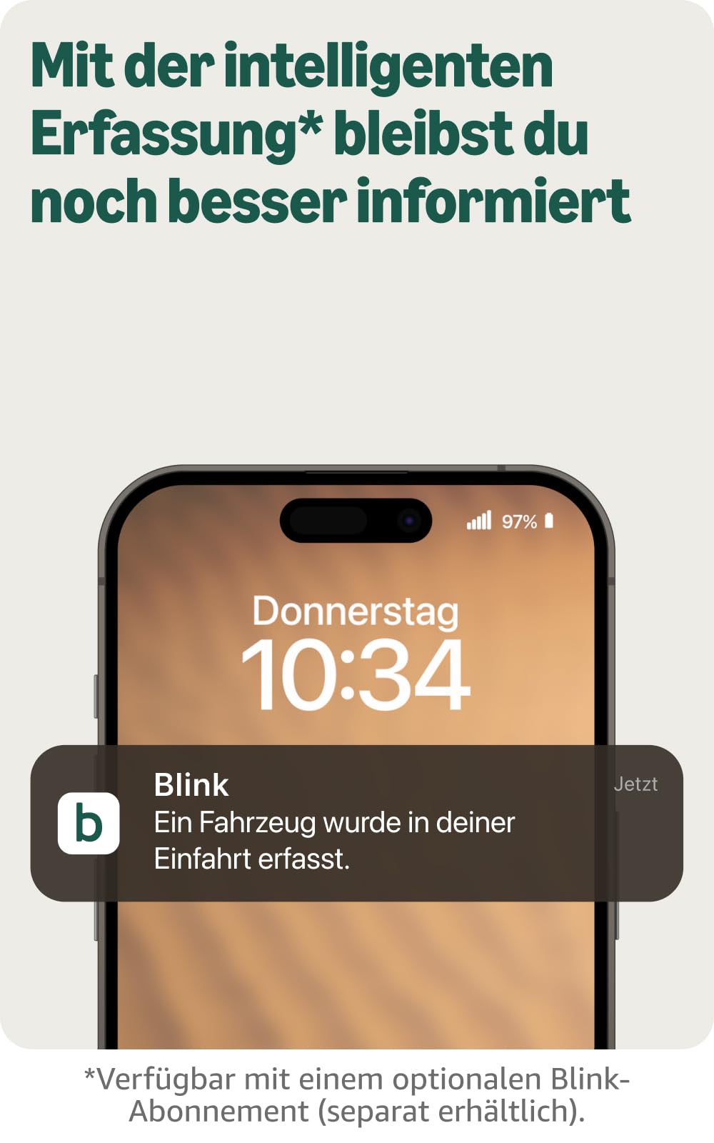 Outdoor Sicherheitskamera 2K+ Kabellos IP65 mit Farbansicht Nachtsicht - Bild 5