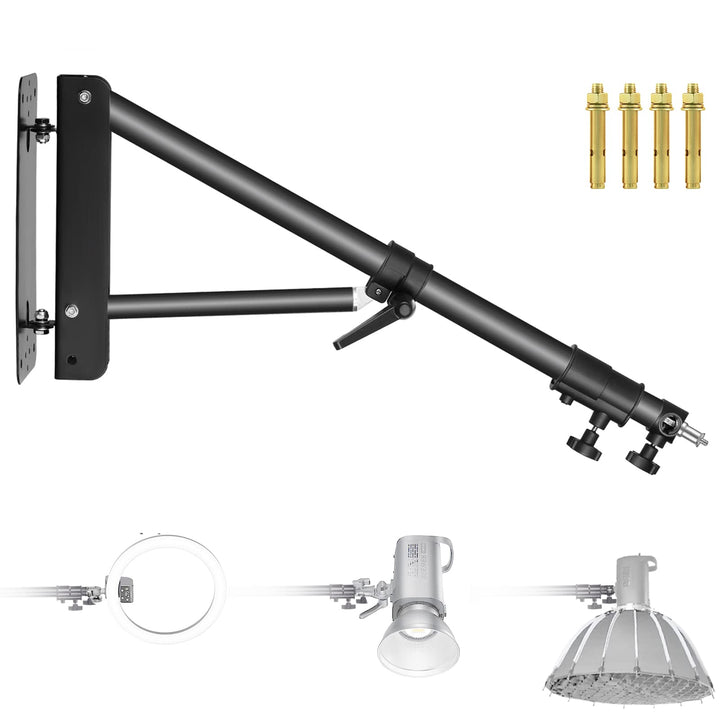 Wand-Auslegerarm für Studioleuchten und Mikrofone 125 cm