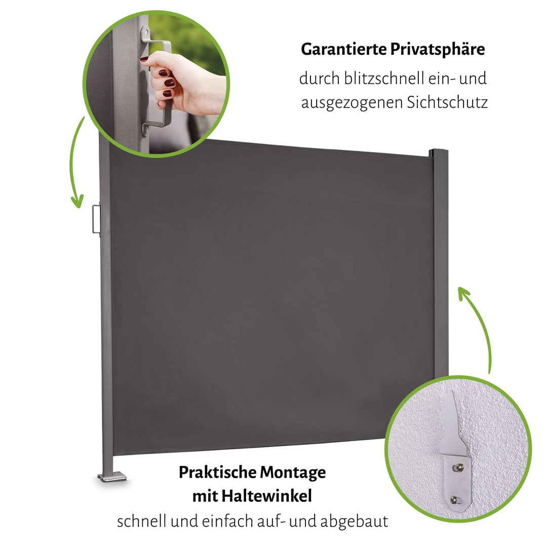 Seitenmarkise Aluminium Kassette 300x200cm Sicht- und Sonnenschutz - Bild 2