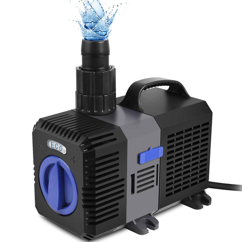 Teichpumpe 3000 l/h 10W für Koi-Teich und Bachlauf