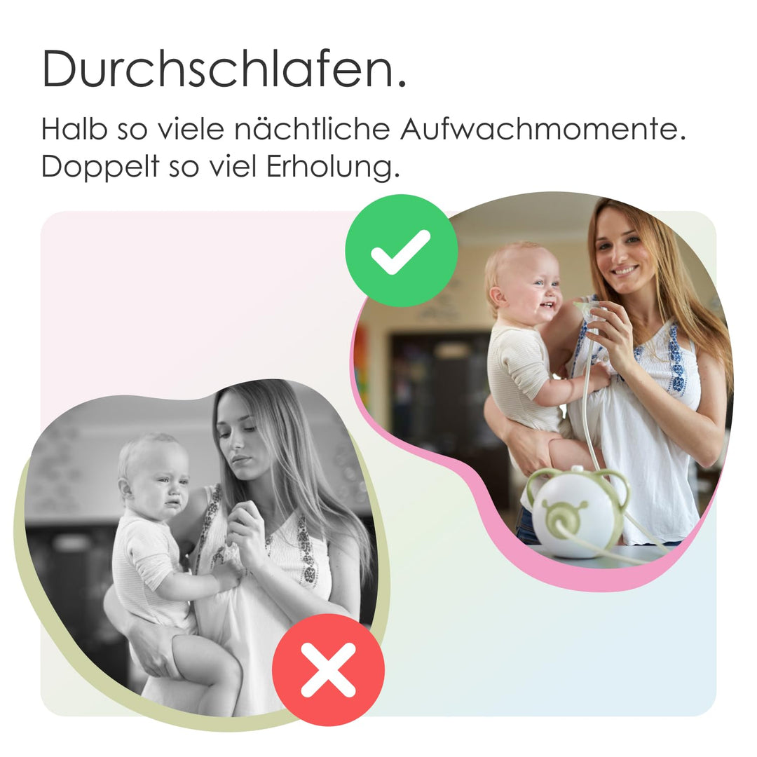 Elektrischer Nasensauger für Babys mit stufenlosem Saugkraft-Drehknopf - Bild 5