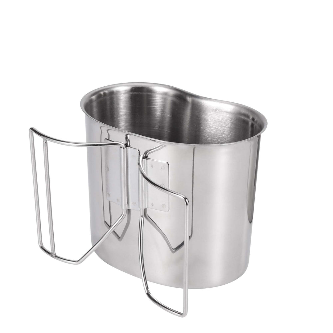 Feldflasche Edelstahl Set 1,2l mit 0,6l Becher und Nylonbeutel - Bild 5