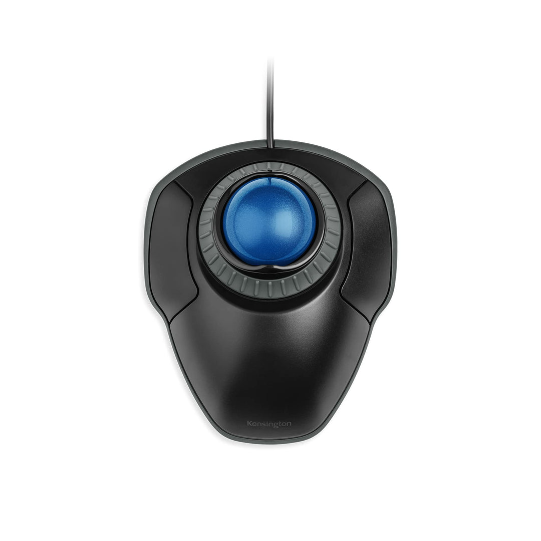 Trackball-Maus kabelgebunden mit Scroll-Ring 40mm Kugel ergonomisch