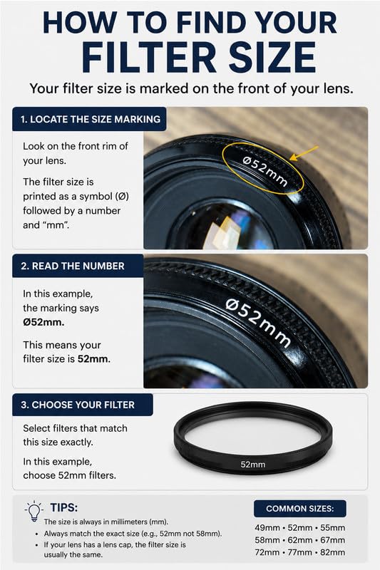 Weichzeichner-Filter 77mm Black Pro-Mist 1/8 für Foto &amp; Video