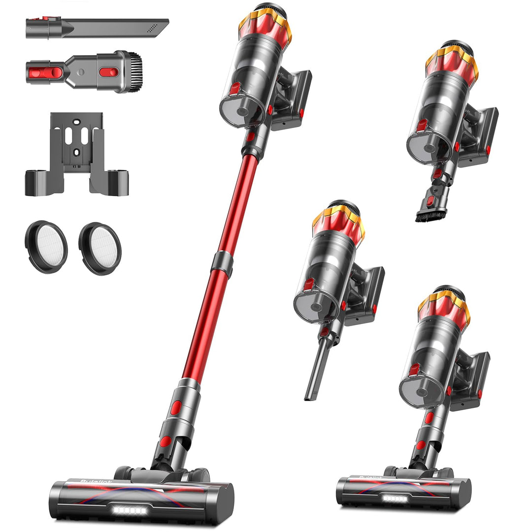 Akku-Staubsauger Kabellos 55 kPa 650W 65 Min für Tierhaare und Teppiche