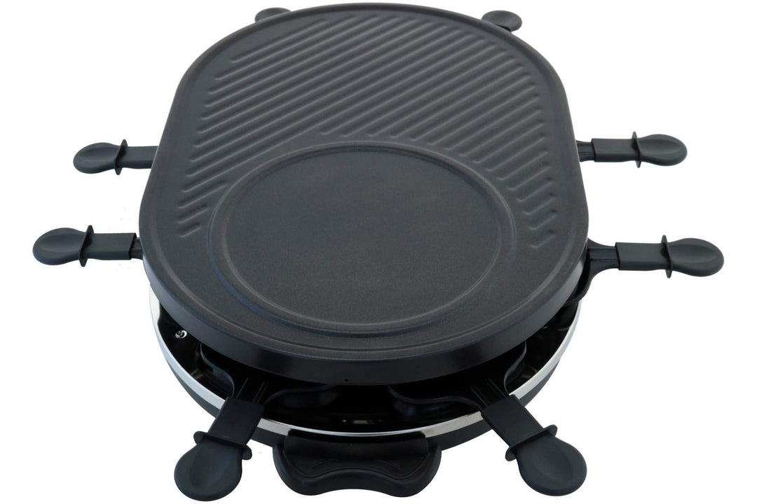 Raclettegrill 8 Personen 1200W oval Antihaft Tischgrill - Bild 2