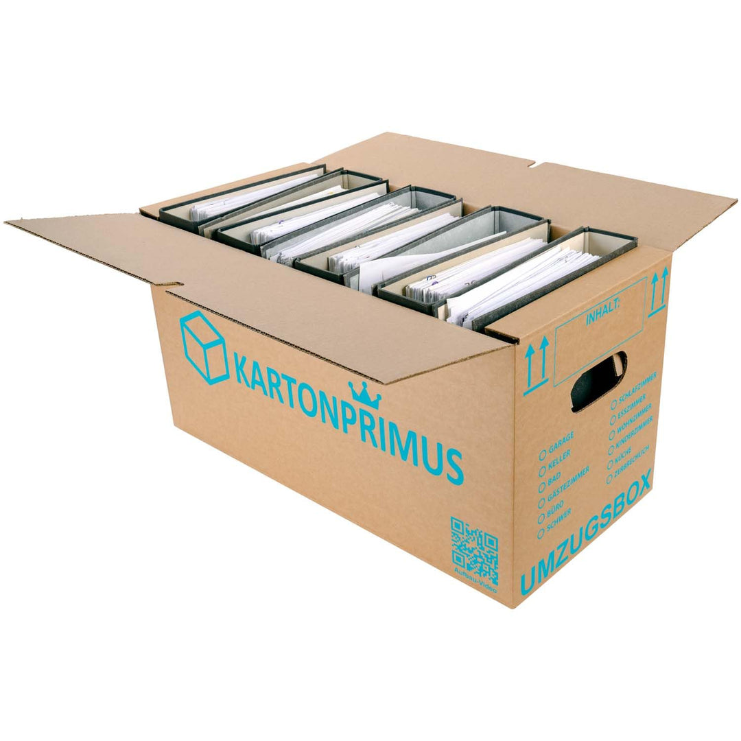 Umzugskartons 25er-Set 62x30x33 cm zweiwellig 40 kg Tragkraft - Bild 4