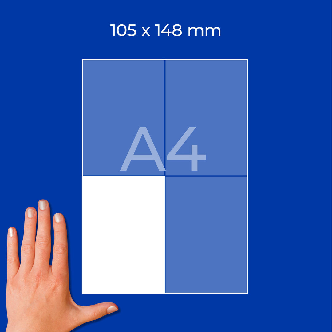 Recycling-Versandetiketten selbstklebend 105x148mm 400 Stück A4 - Bild 4