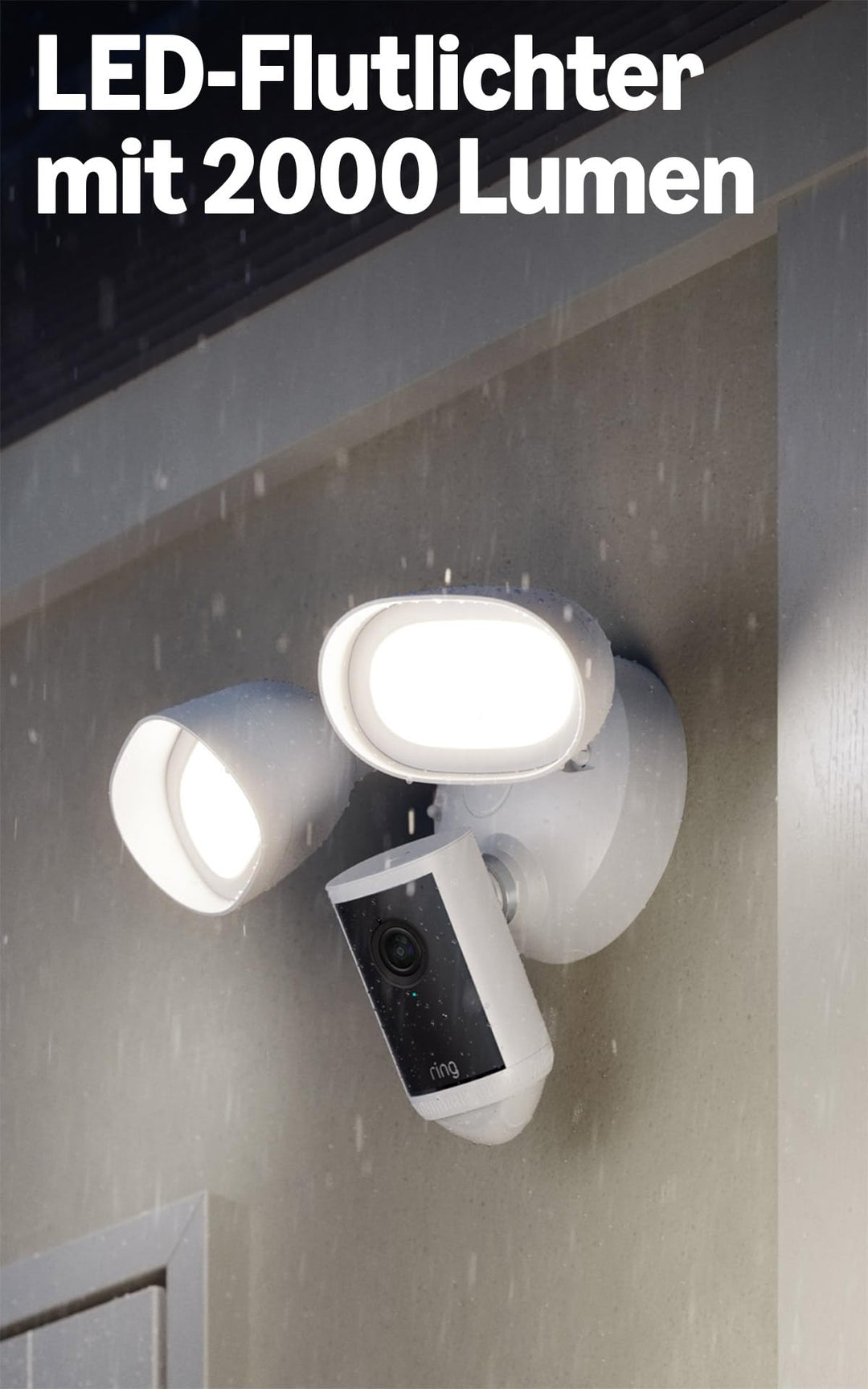 Flutlichtkamera 4K Pro Aussen mit 10x-Zoom und 2000-Lumen-Flutlicht - Bild 4