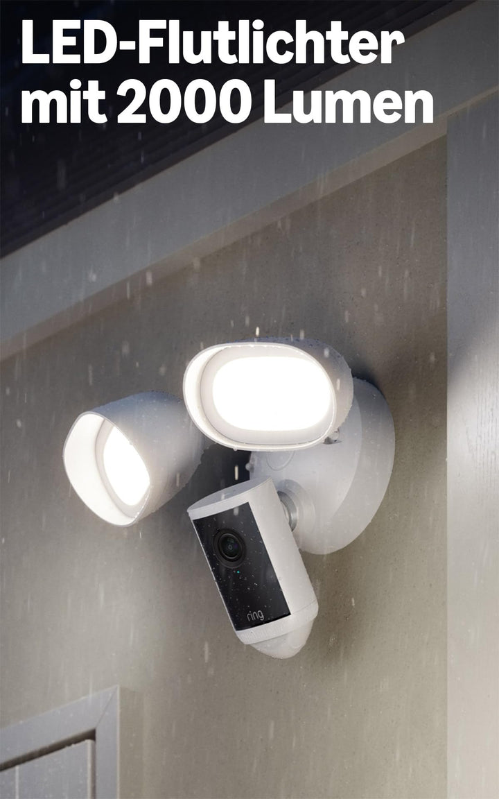 Flutlichtkamera 4K Pro Aussen mit 10x-Zoom und 2000-Lumen-Flutlicht - Bild 4