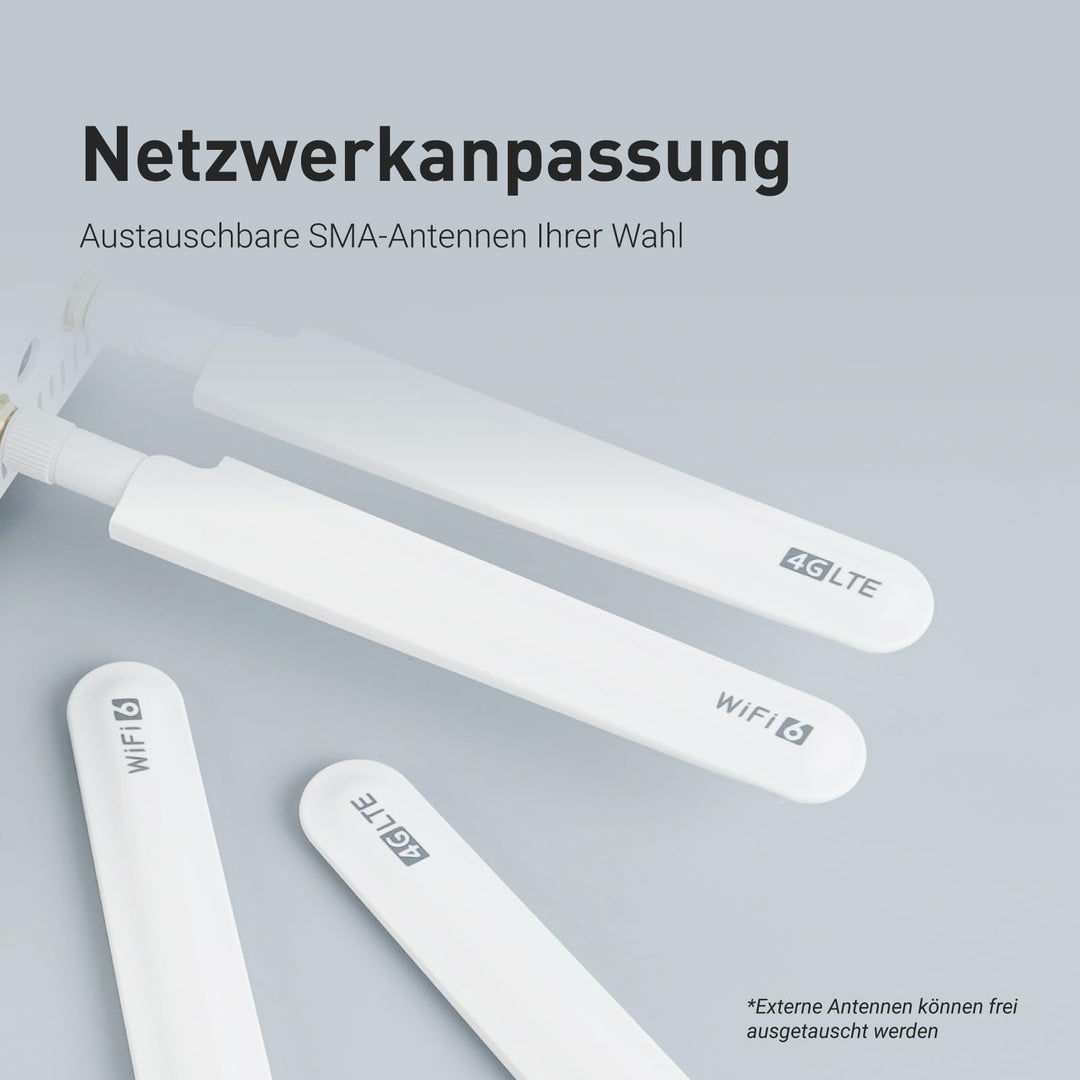4G LTE CAT 12 Router Wi-Fi 6 Dual-SIM 3000 Mbit/s Multi-WAN - Bild 6