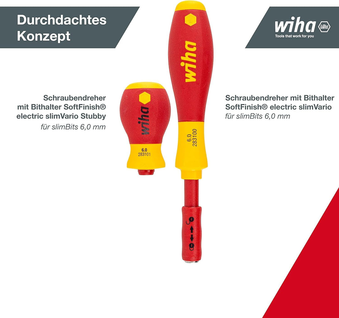 VDE Schraubendreher-Set 10-tlg. slimVario mit Bits in Falttasche - Bild 4