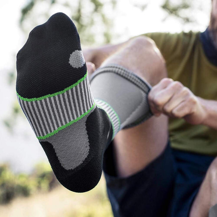 Kompressionssocken Wandern Unisex mit 6 Funktionszonen, Grau XL - Bild 8