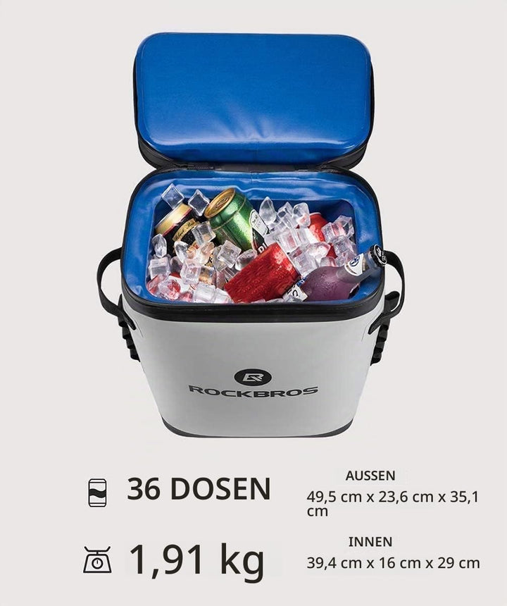 Kühltaschen-Rucksack 20L isoliert wasserdicht für Camping &amp; Picknick - Bild 5