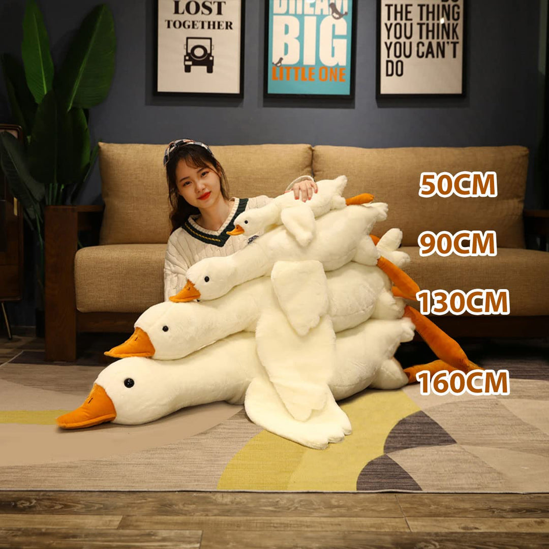 Gans Plüschtier XXL 160 cm weiches Kuscheltier als Schlafkissen - Bild 4