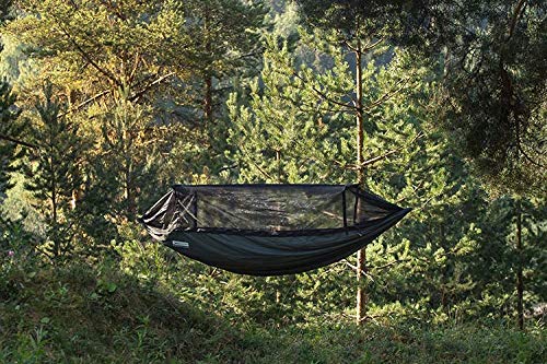 Hängematte superleicht Ripstop Nylon mit Moskitonetz 270x140 cm - Bild 7