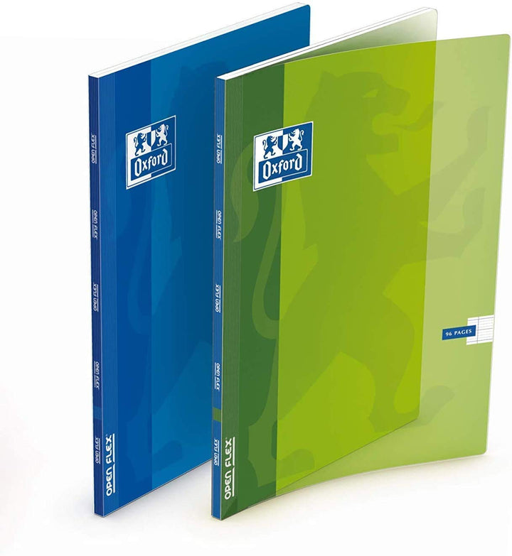 Schulheft A4 96 Seiten flexibler Einband 10er-Pack sortierte Farben - Bild 2