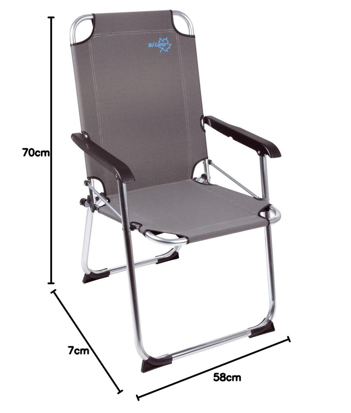 Klappstuhl Aluminium 600D Polyester kompakt fuer Camping - Bild 2