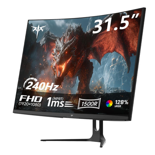 Curved Gaming Monitor 32 Zoll 240Hz VA-Panel FHD 1ms für E-Sport